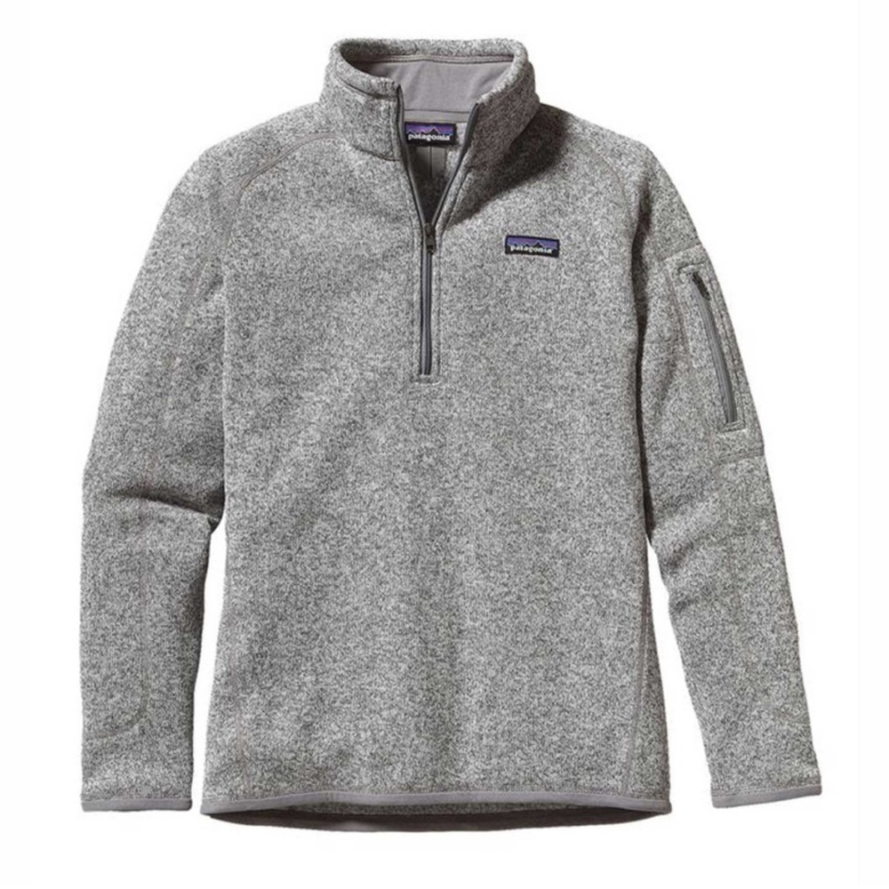 NWOT Patagonia better sweater fleece white birch sz Large